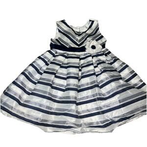 Jona Michelle Toddler Girls Special Occasion Dress Sleeveless Blue 3T Holiday